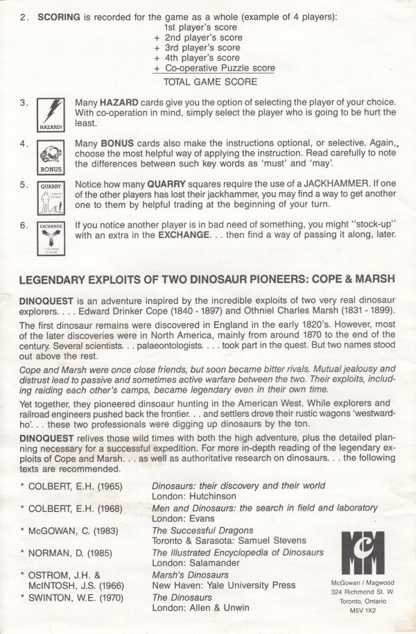 Dinoquest 1st Edition Rules Page 4