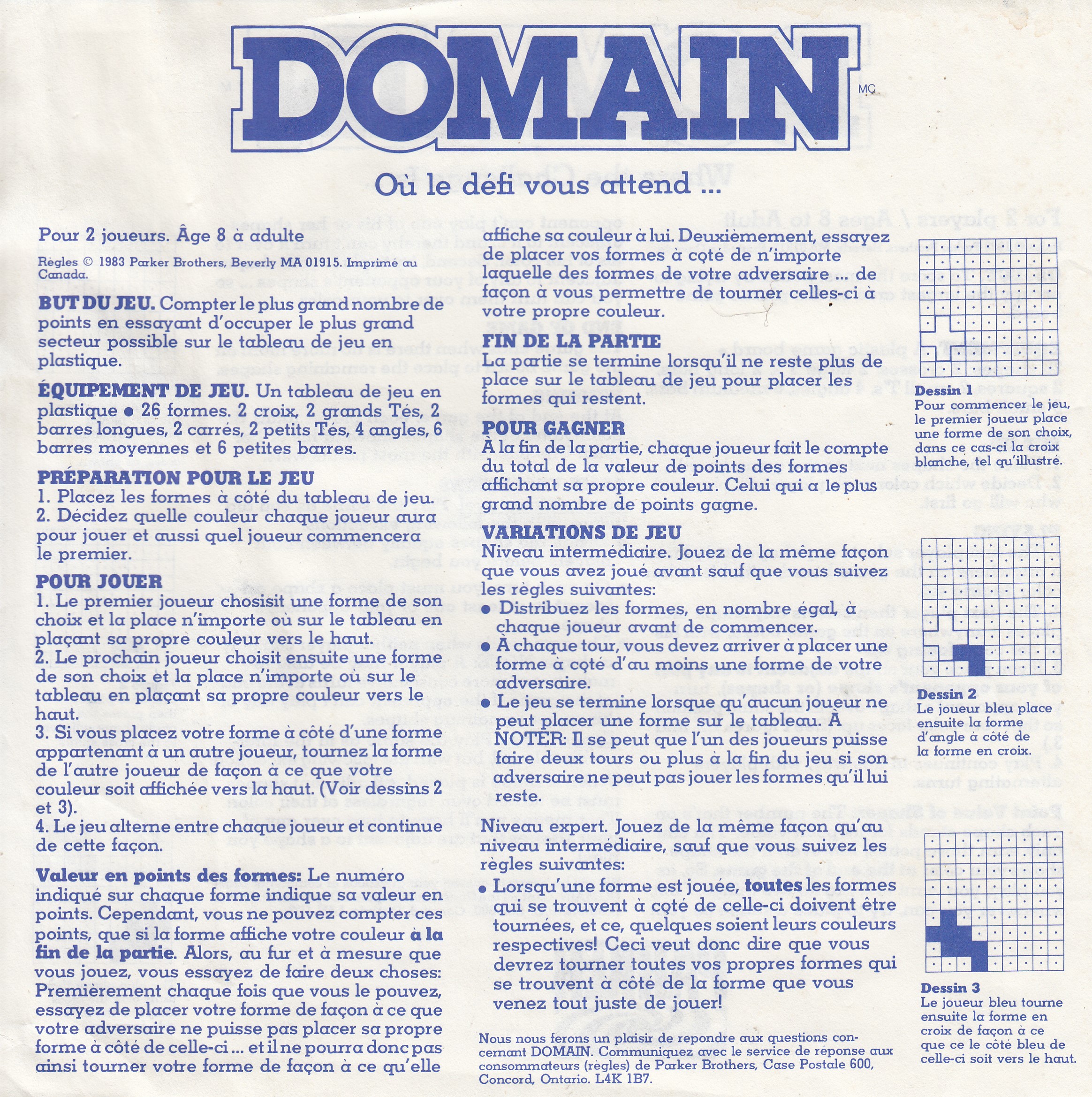 Domain Rules Page 1
