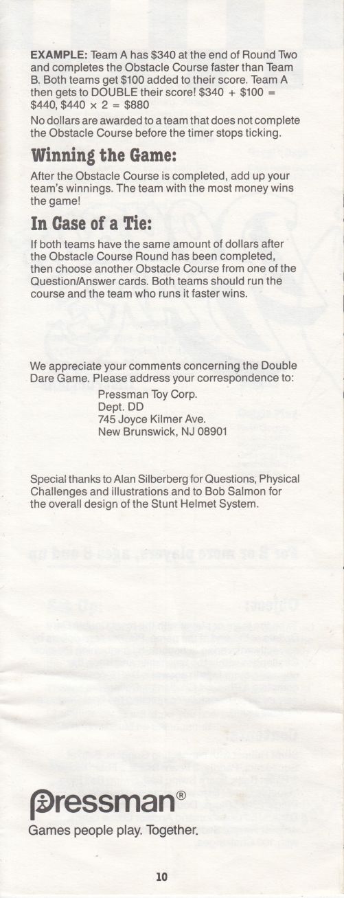 Double Dare Rules Page 6