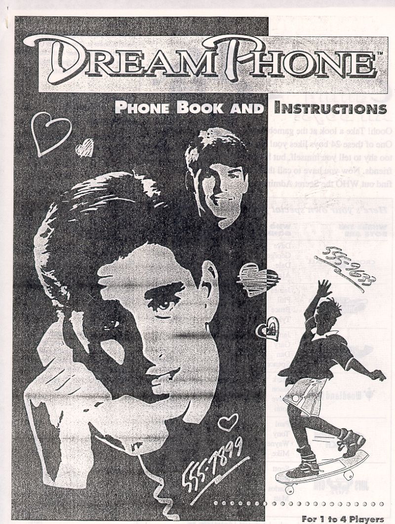 Electonic Dream Phone Rules Page 1