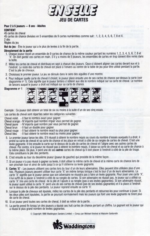 En Selle Rules Page 1