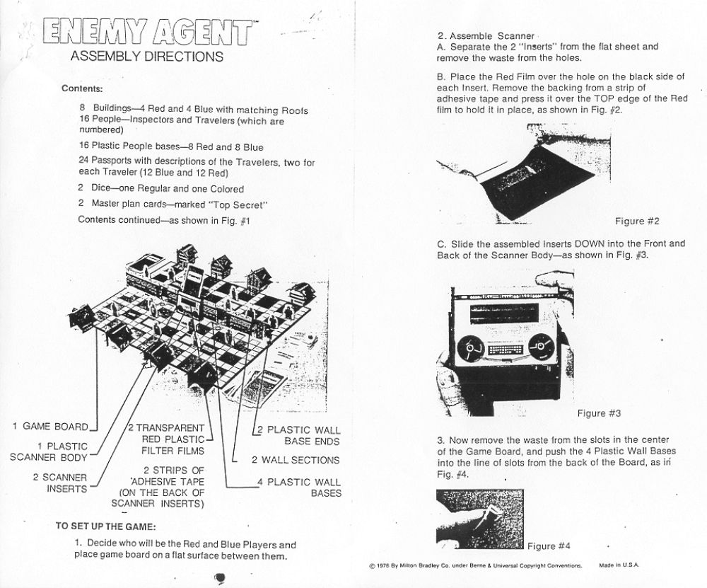 Enemy Agent Rules Page 1