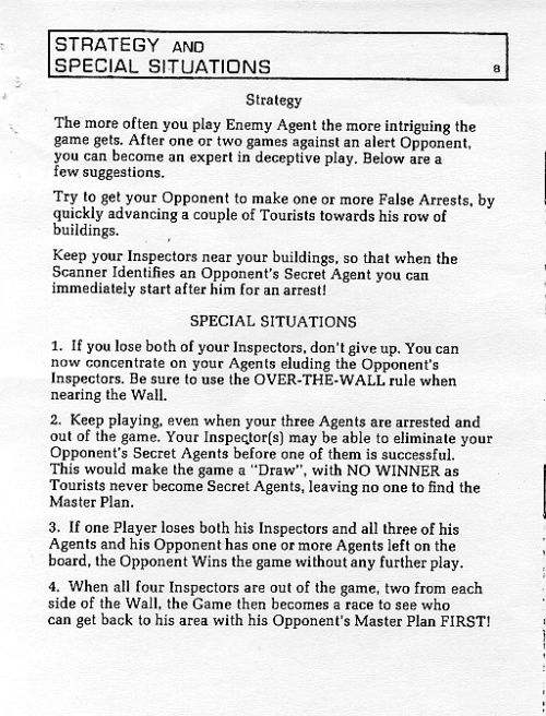 Enemy Agent Rules Page 5