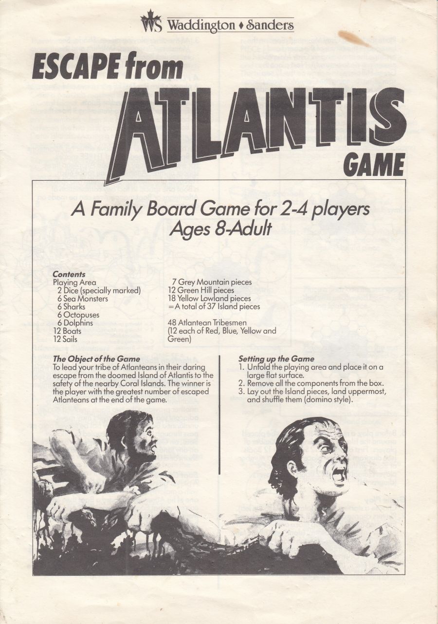 Escape from Atlantis Rules Page 1