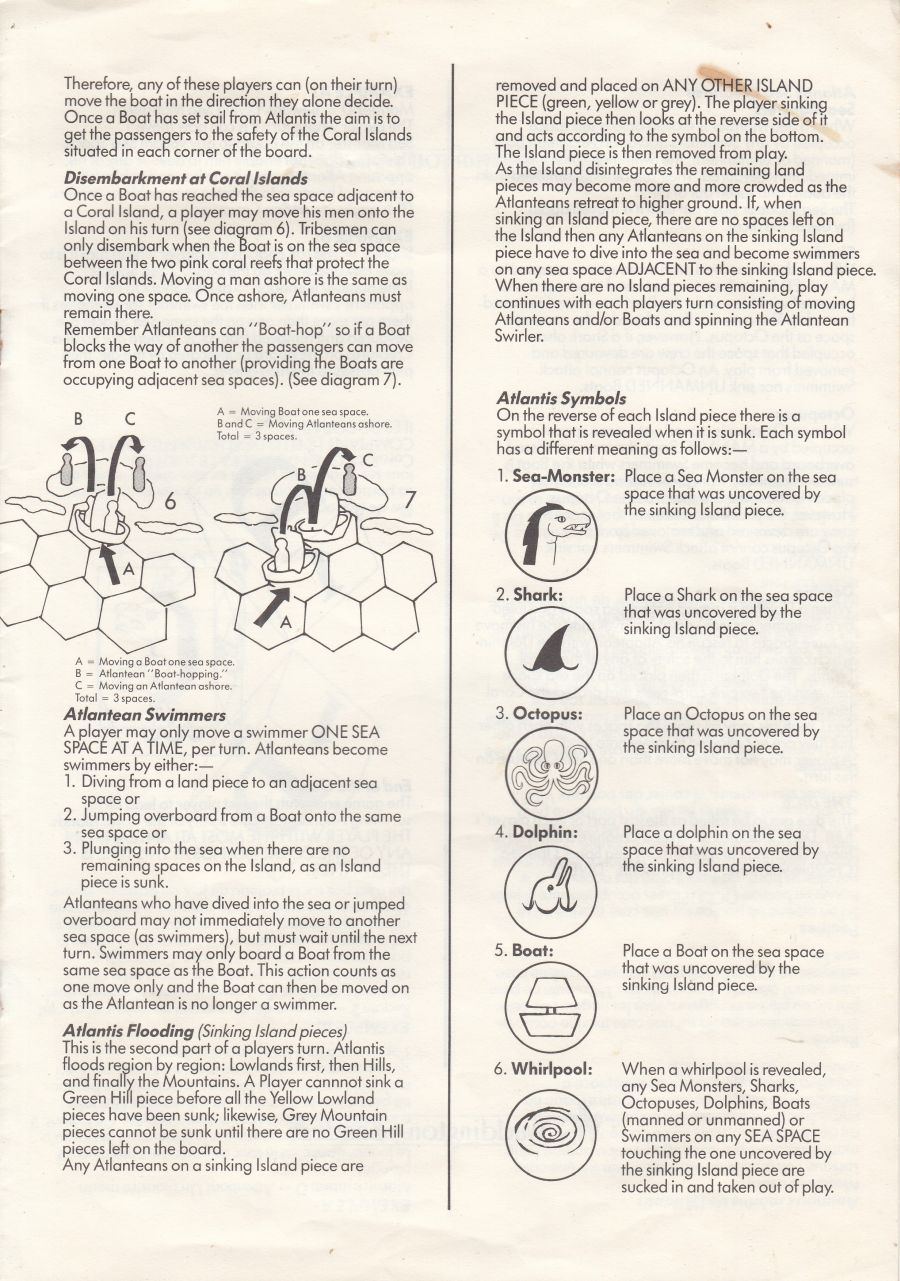 Escape from Atlantis Rules Page 3