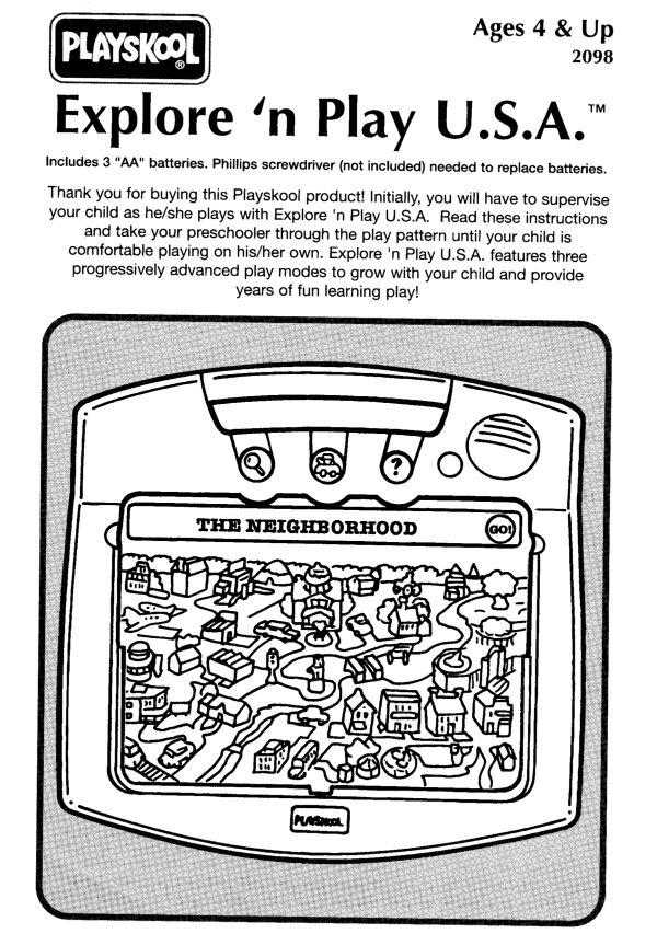 Explore 'n Play U.S.A. Rules Page 1