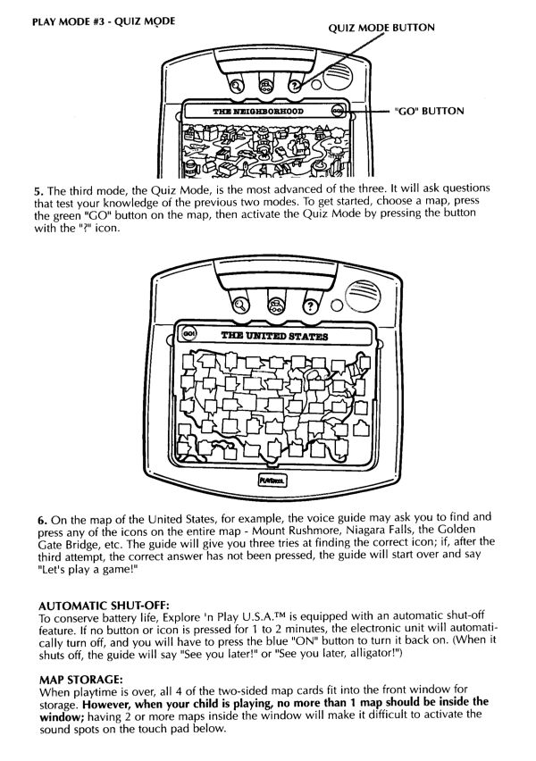 Explore 'n Play U.S.A. Rules Page 3