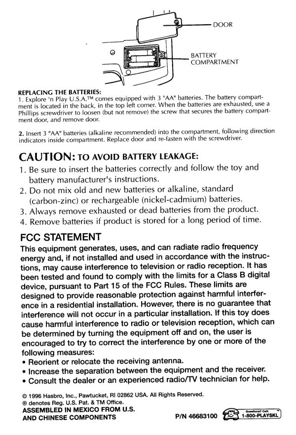 Explore 'n Play U.S.A. Rules Page 4