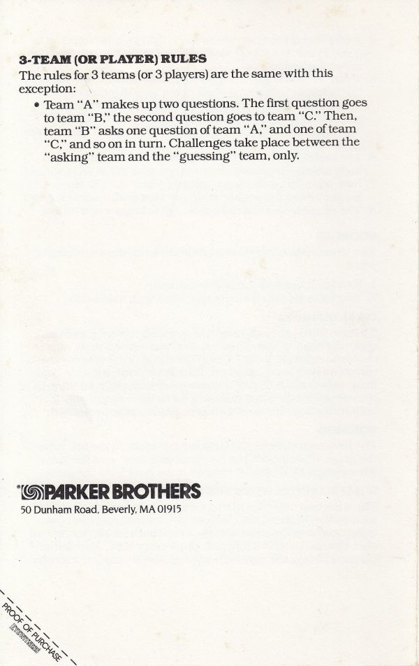 Eyewitness VCR Game Newsreel Challenge Rules Page 4