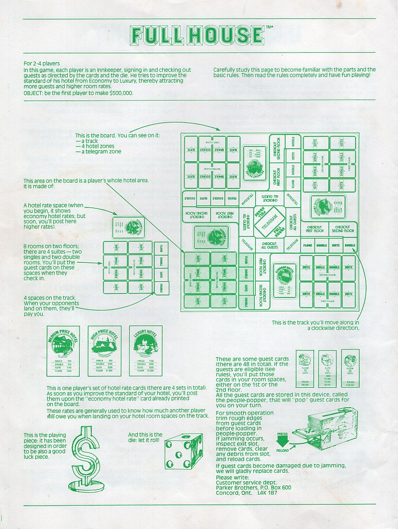 Full House Rules Page 1