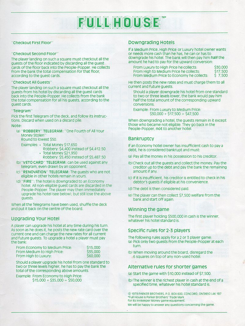 Full House Rules Page 3