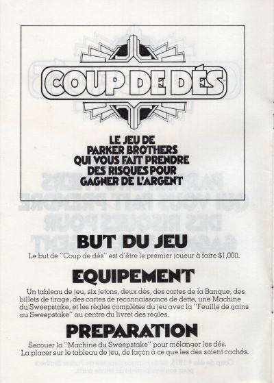 Coup de Dés Rules Page 2