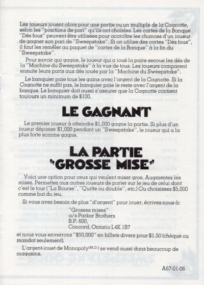 Coup de Dés Rules Page 5