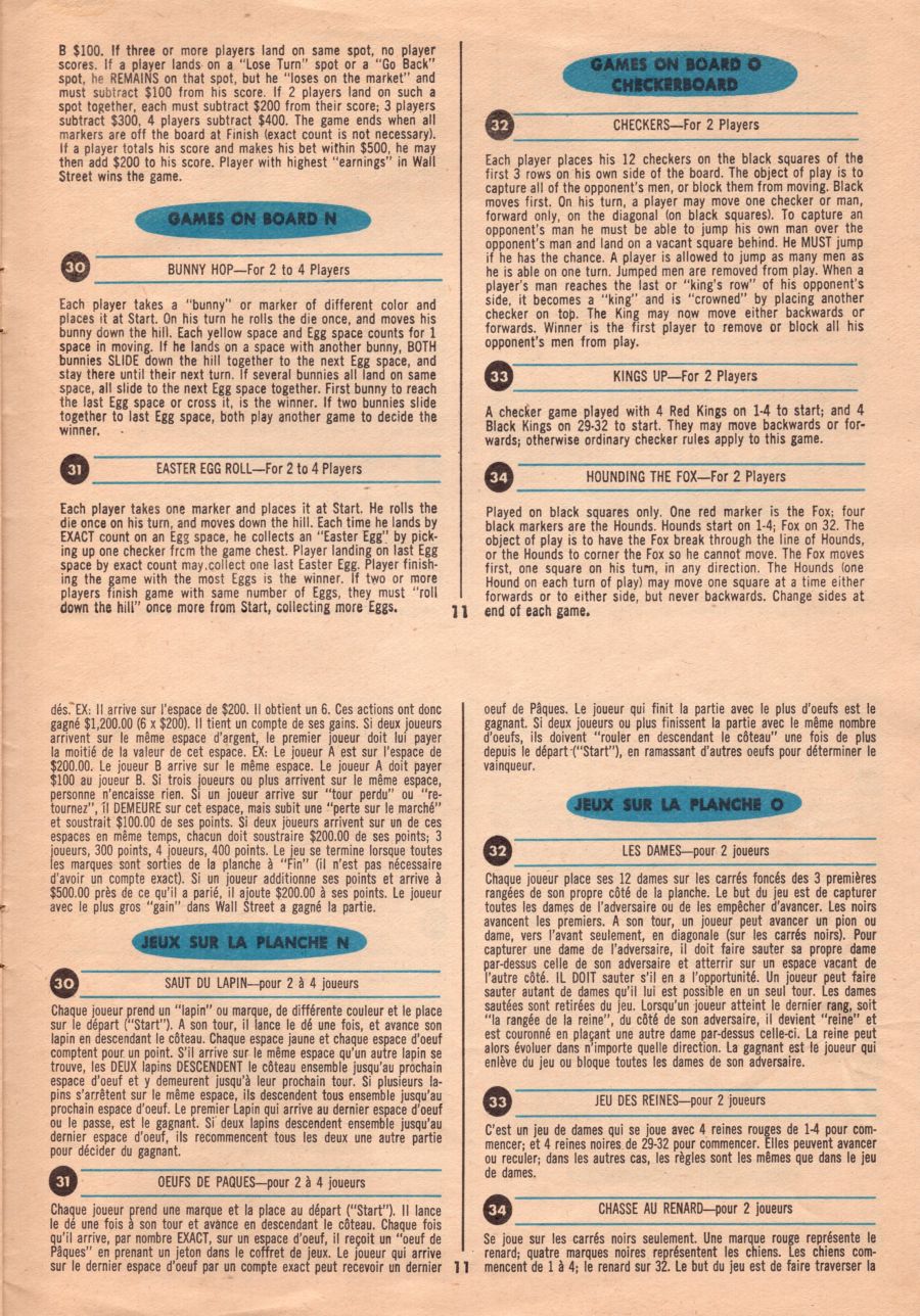 Game Chest (56 ) Rules Page 11