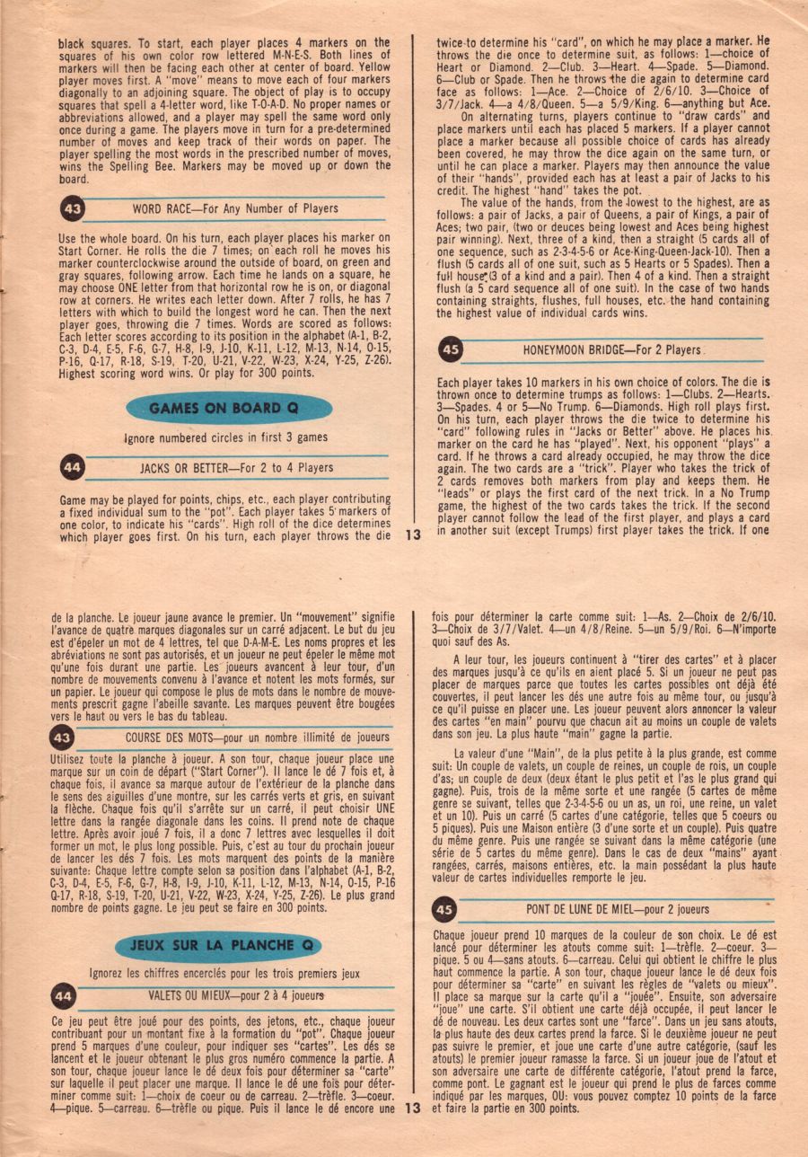 Game Chest (56 ) Rules Page 13