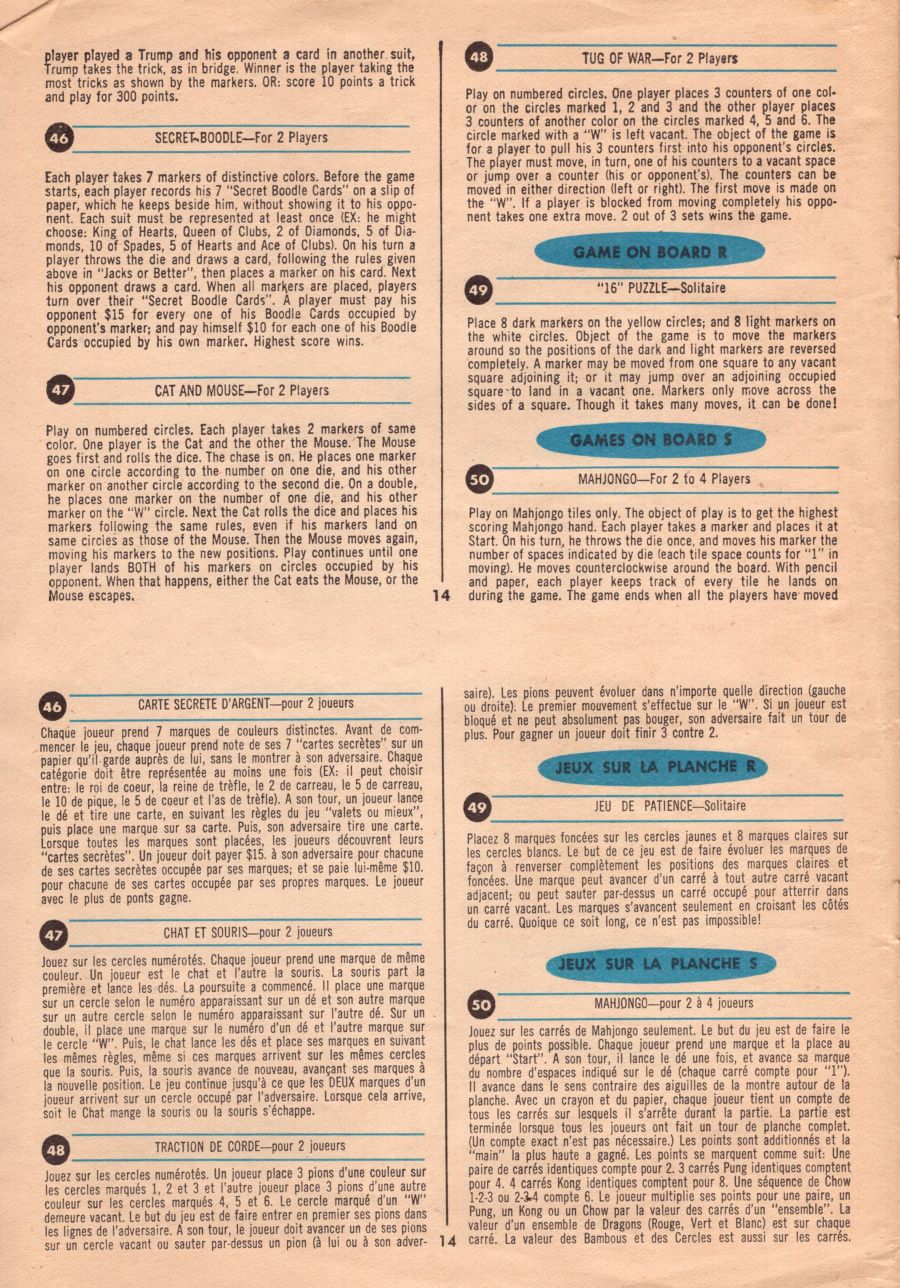 Game Chest (56 ) Rules Page 14