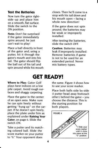 Gator Golf Rules Page 3