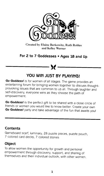 Go Goddess Rules Page 2