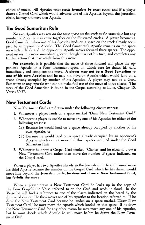 Going to Jerusalem Rules Page 3
