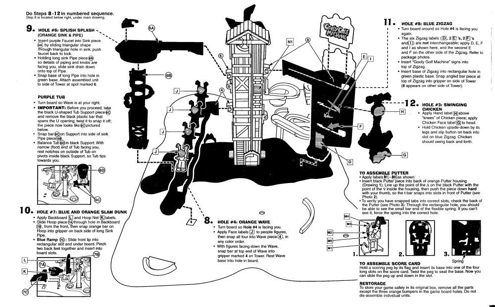 Goofy Golf Machine Rules Page 3