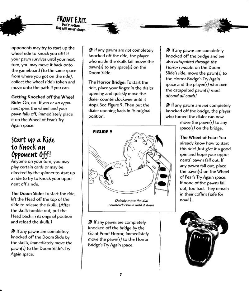 Goosebumps - One Day at Horrorland Rules Page 7
