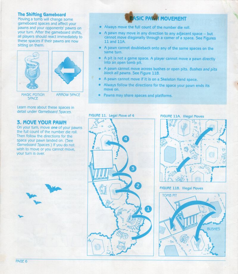GOOSEBUMPS: Terror in the Graveyard Rules Page 6