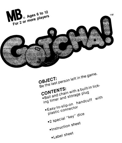 Got'cha Rules Page 1