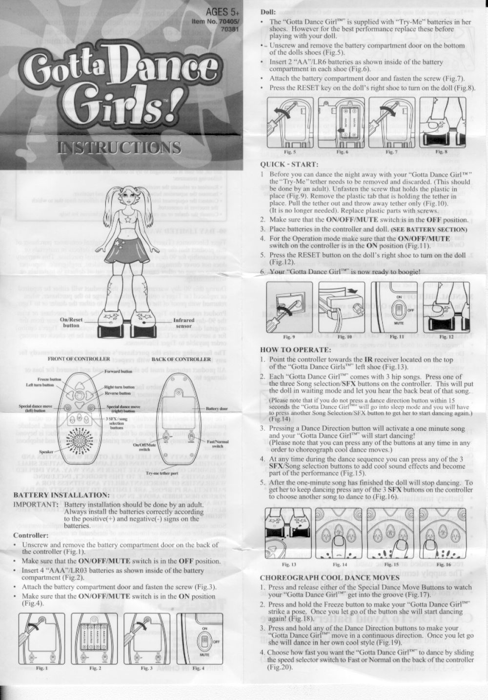 Gotta Dance Girls Rules Page 1