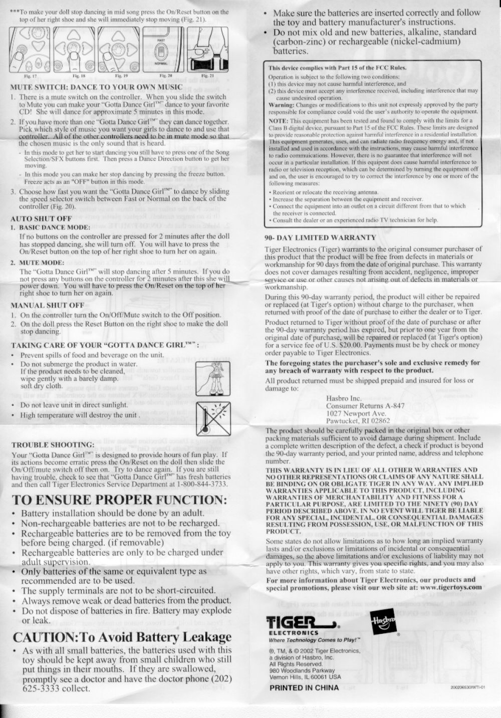 Gotta Dance Girls Rules Page 2