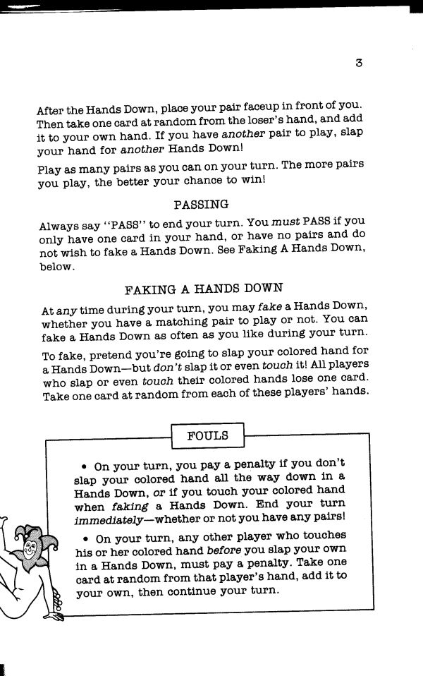 Hands Down Rules Page 3