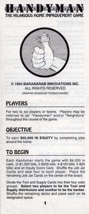 Handyman Rules Page 1