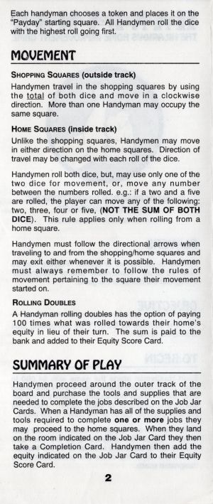 Handyman Rules Page 2