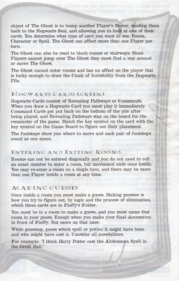 Harry Potter and the  Sorcerer's Stone Rules Page 3