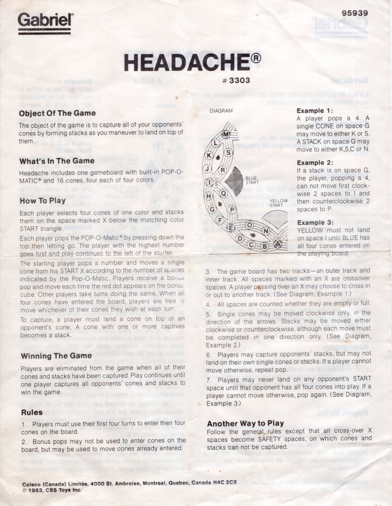 Headache Rules Page 1