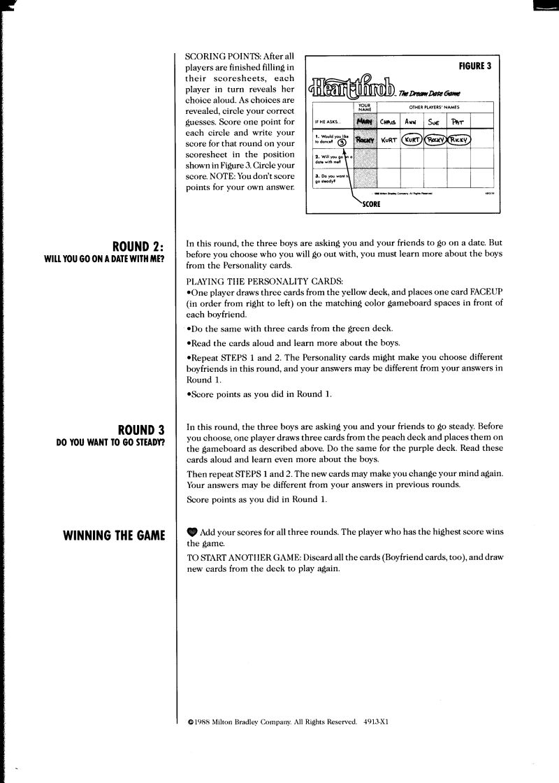 Heart Throb Rules Page 2