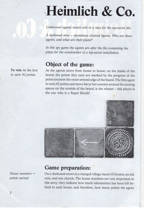 Heimlich & Co. Rules Page 2