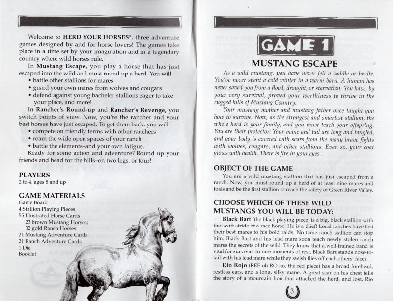 Herd Your Horses! Rules Page 2