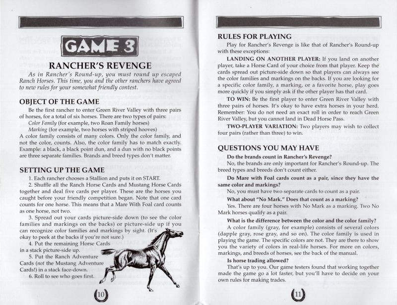 Herd Your Horses! Rules Page 6