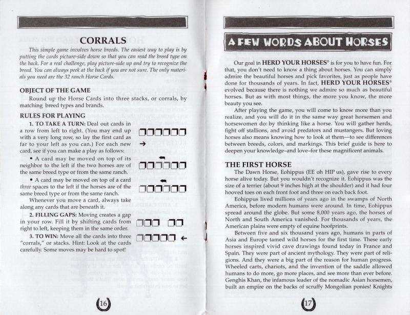 Herd Your Horses! Rules Page 9