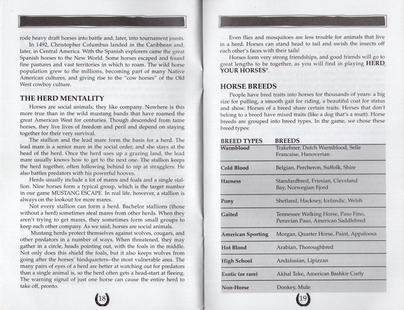 Herd Your Horses! Rules Page 10