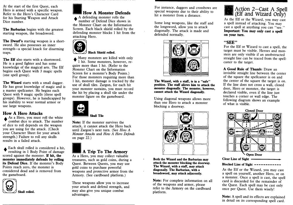 Hero Quest Rules Page 7