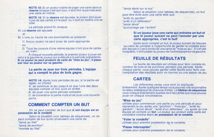 Hockey Card Game Rules Page 3