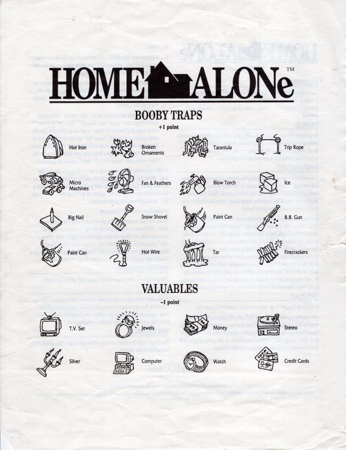 Home Alone Rules Page 2