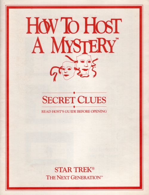 How to Host a Mystery  - Star Trek The Next Generation Rules Page 1