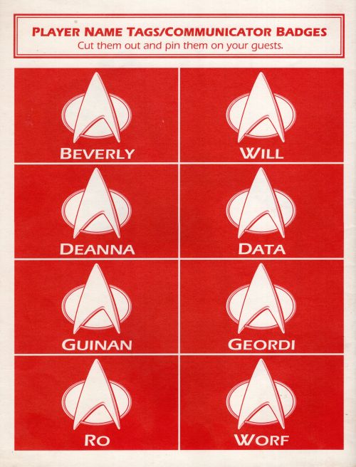 How to Host a Mystery  - Star Trek The Next Generation Rules Page 23