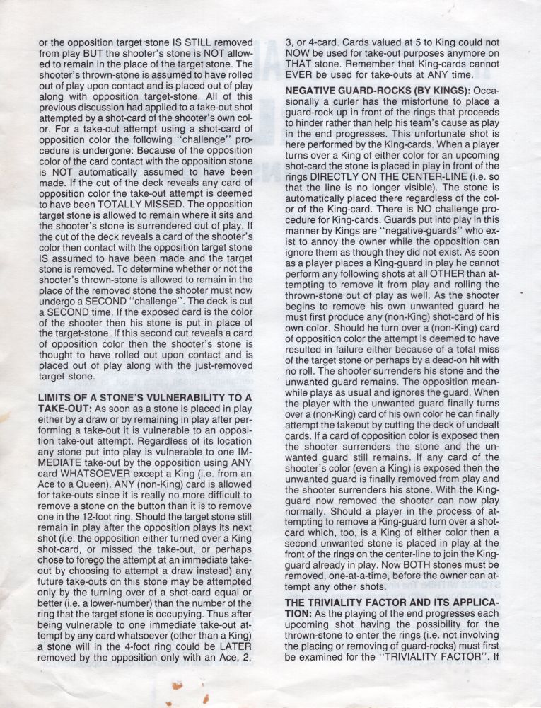 International Challenge Curling Rules Page 2
