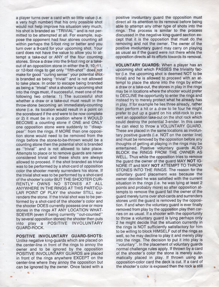 International Challenge Curling Rules Page 3