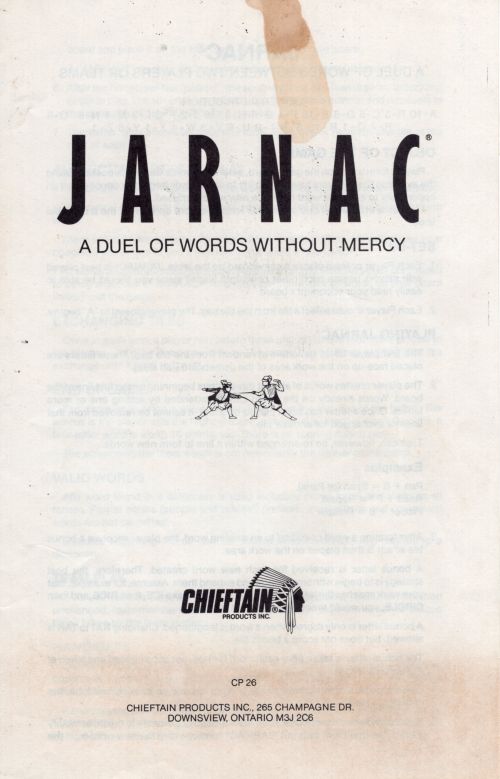 Jarnac Rules Page 1