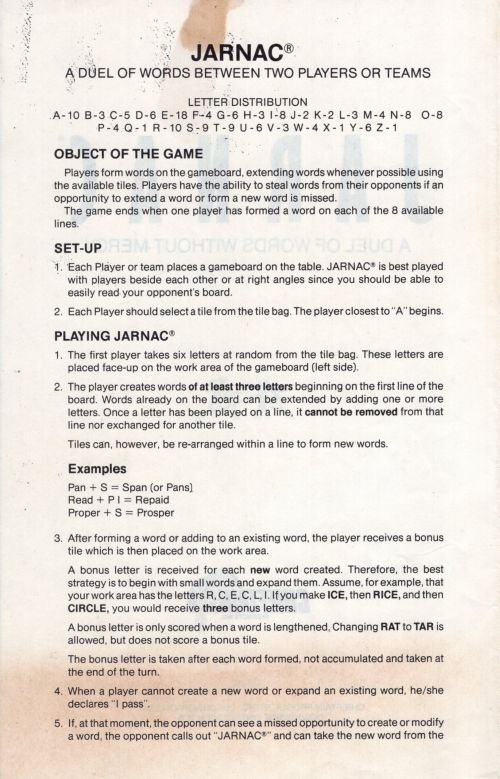 Jarnac Rules Page 2