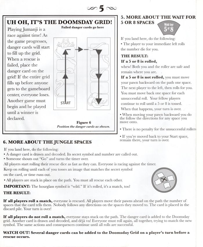 Jumanji Rules Page 5